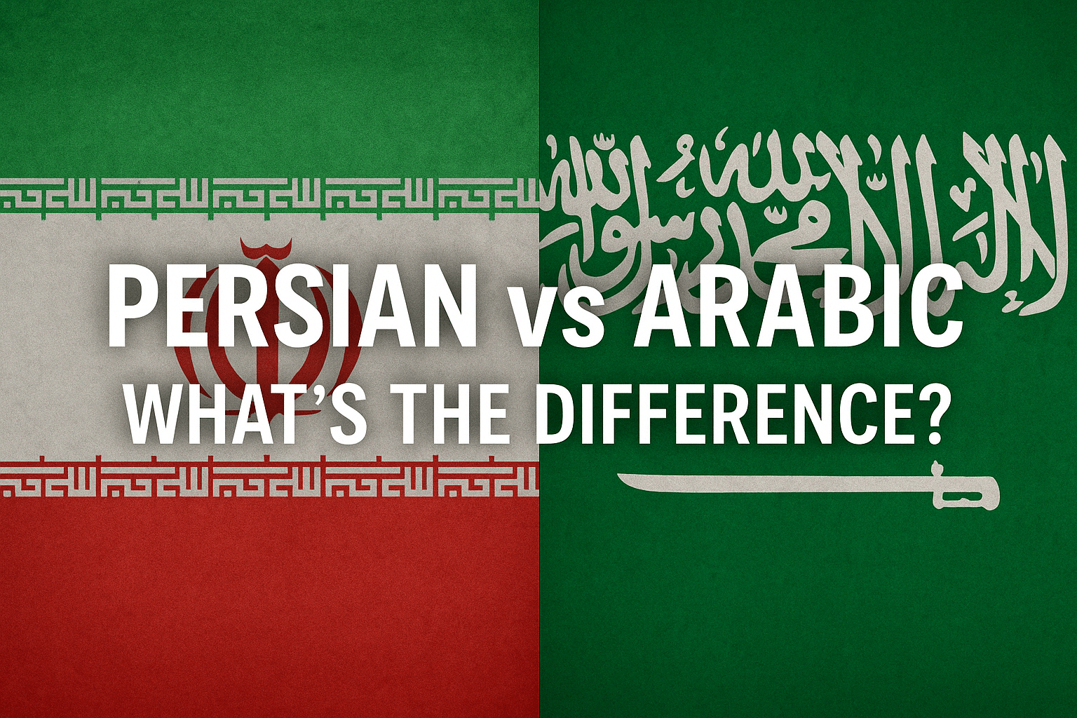 Persian vs Arabic